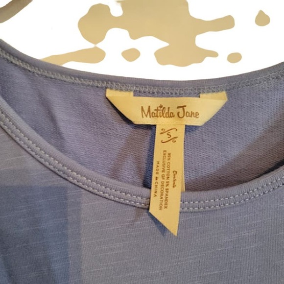 Matilda Jane - Blue eyelet sleeve dress - size small - Picture 6 of 9